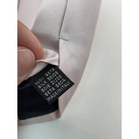 Dolce & Gabbana Made in Italy Men's Silk Neck Tie Light Pink - Picture 5 of 5